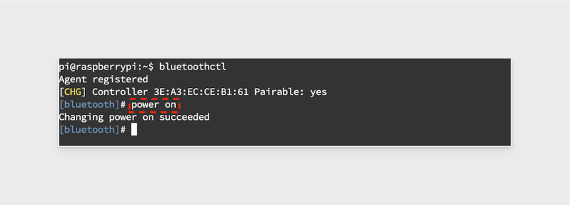 Power on Bluetooth
