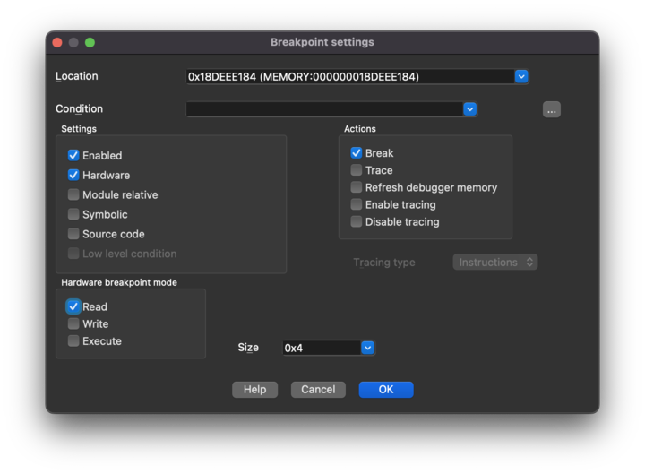 IDA Watchpoints